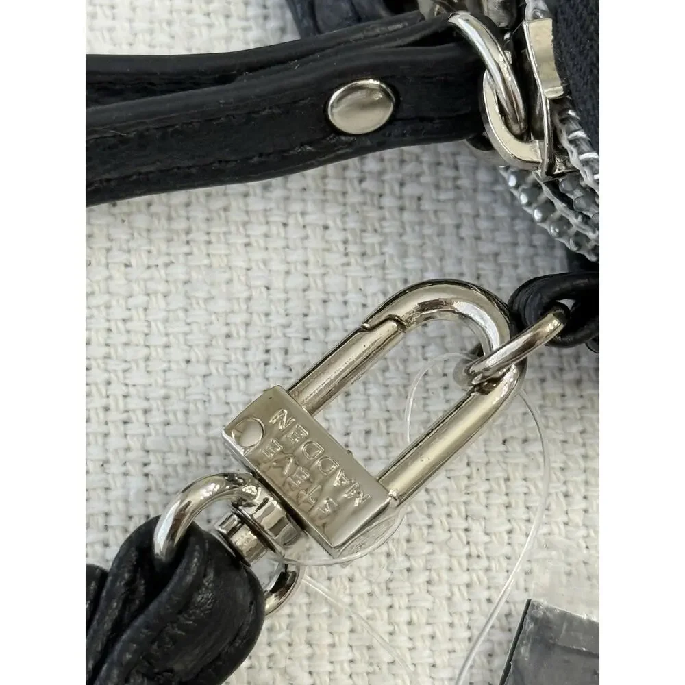 Women’s Black And Silver Steve Madden Wallet